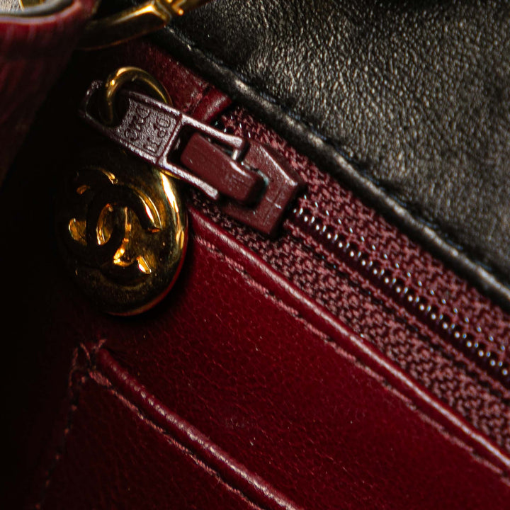 Chanel Small Cuir d’agneau Diana Flap Noir
