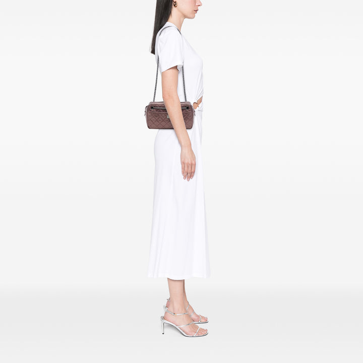 Chanel Matelassé Métallisé vieilli Reissue 2.55 Sac caméra Moyen Cuir de veau Rose – vue 6 – GABY PARIS