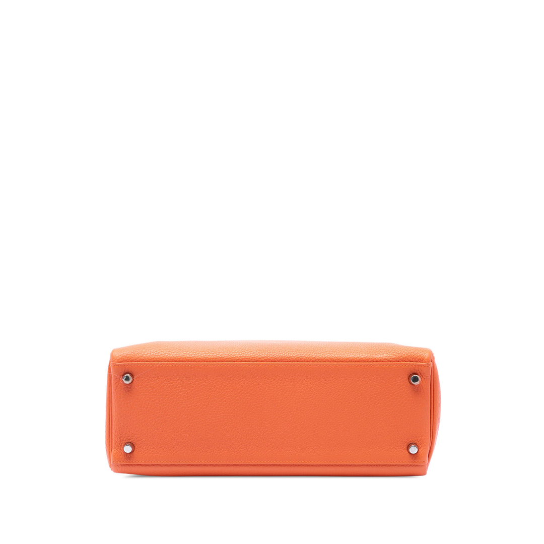 Hermès Kelly II Retourne 32 Togo Orange – vue 3 – GABY PARIS