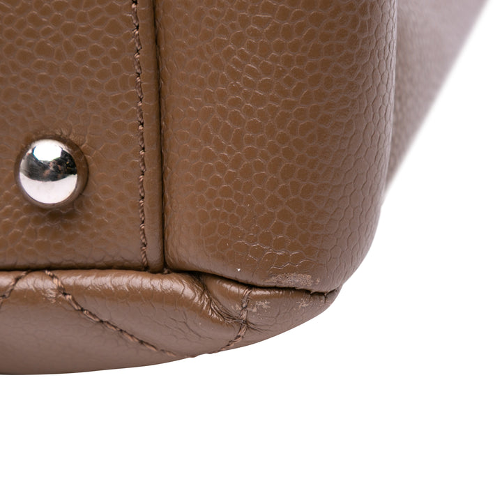 Caviar Grand Shopping Tote XL Brown - Gaby Paris