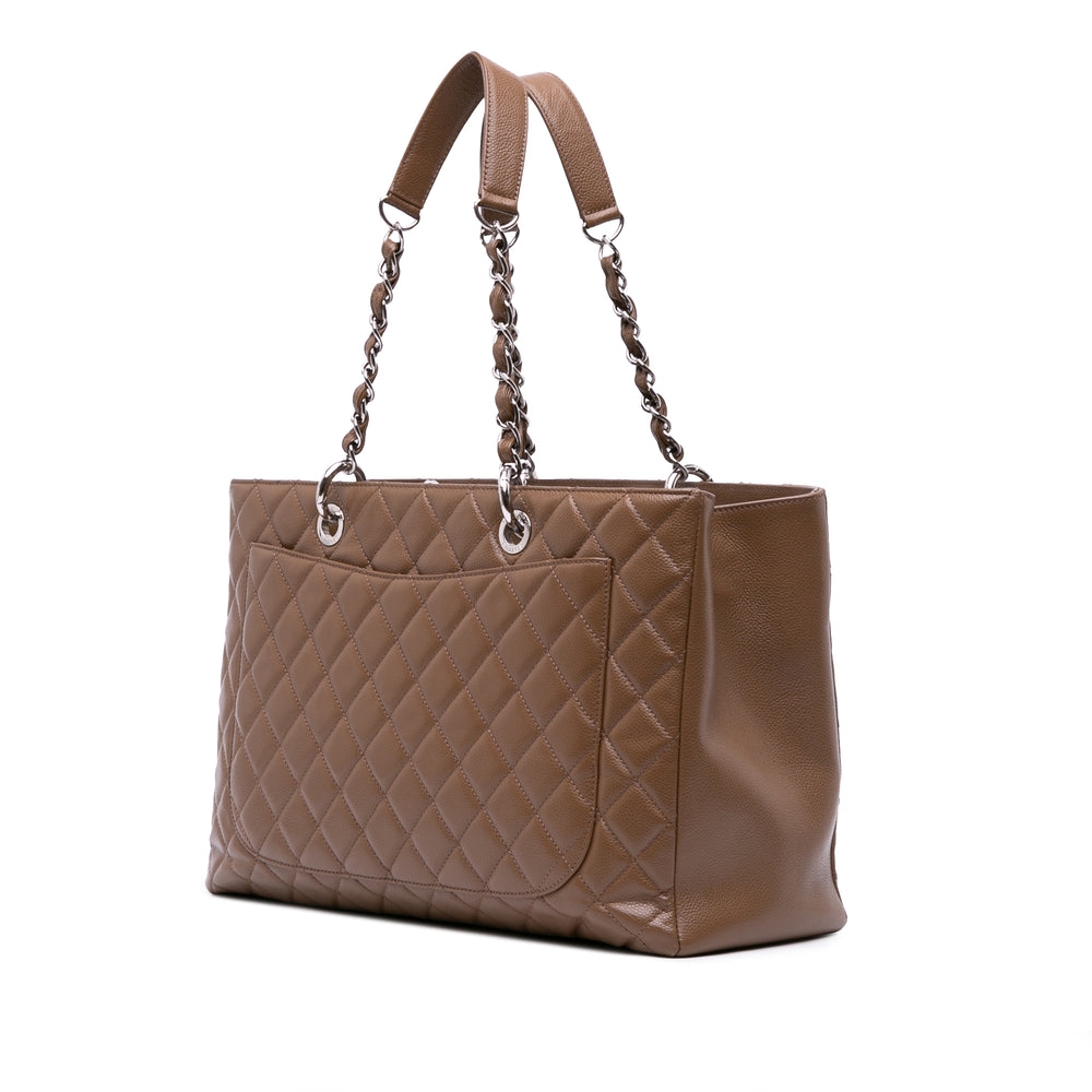 Caviar Grand Shopping Tote XL Brown - Gaby Paris
