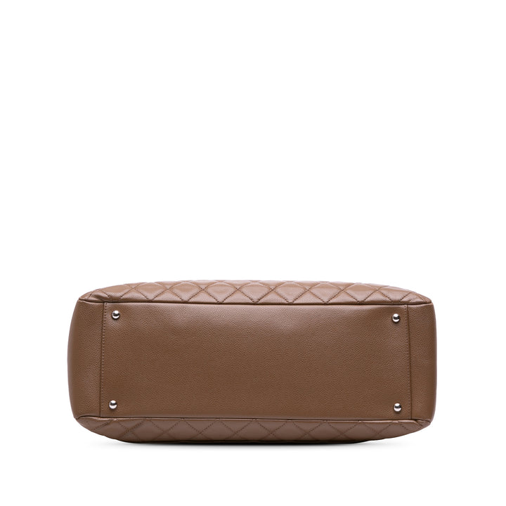 Caviar Grand Shopping Tote XL Brown - Gaby Paris