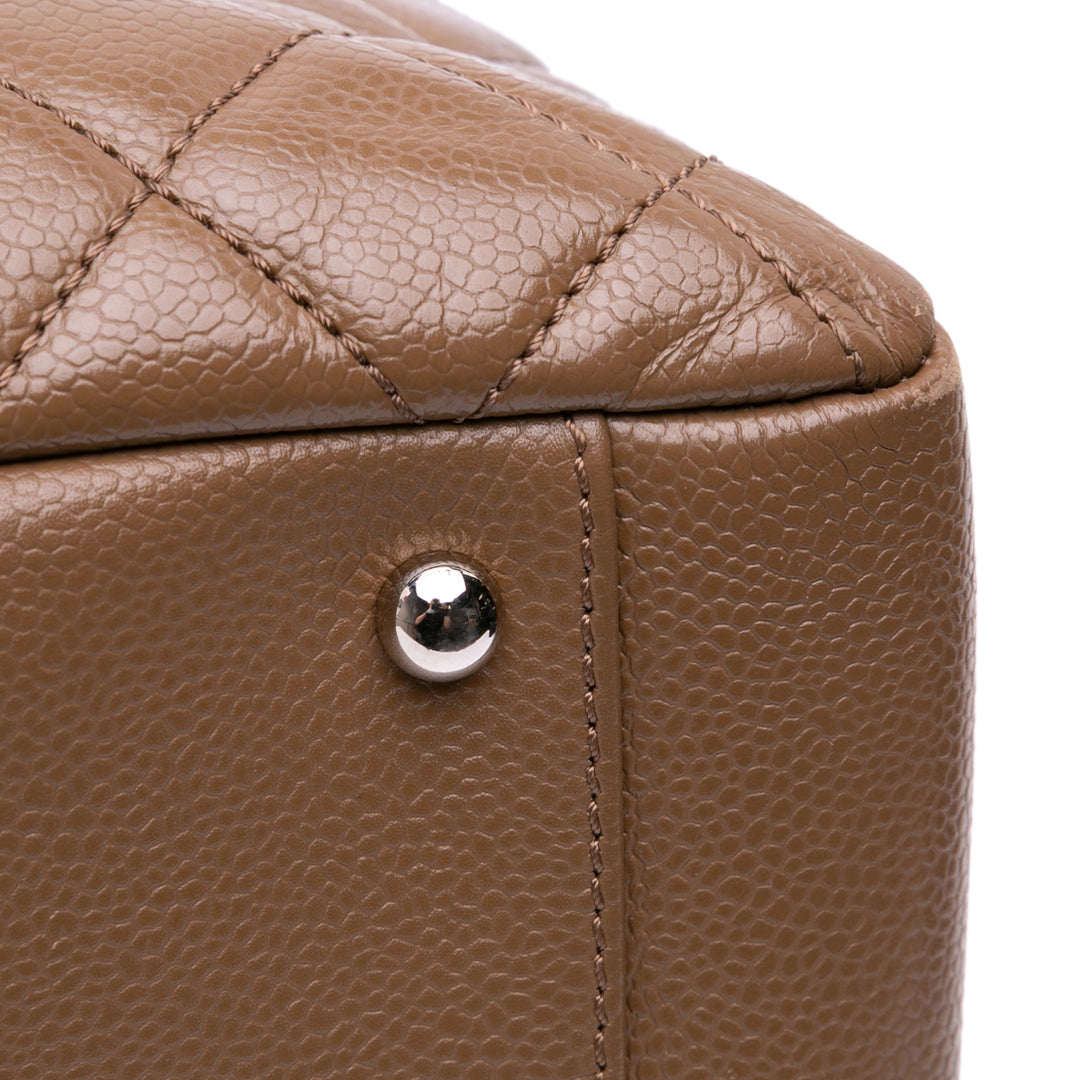 Caviar Grand Shopping Tote XL Brown - Gaby Paris