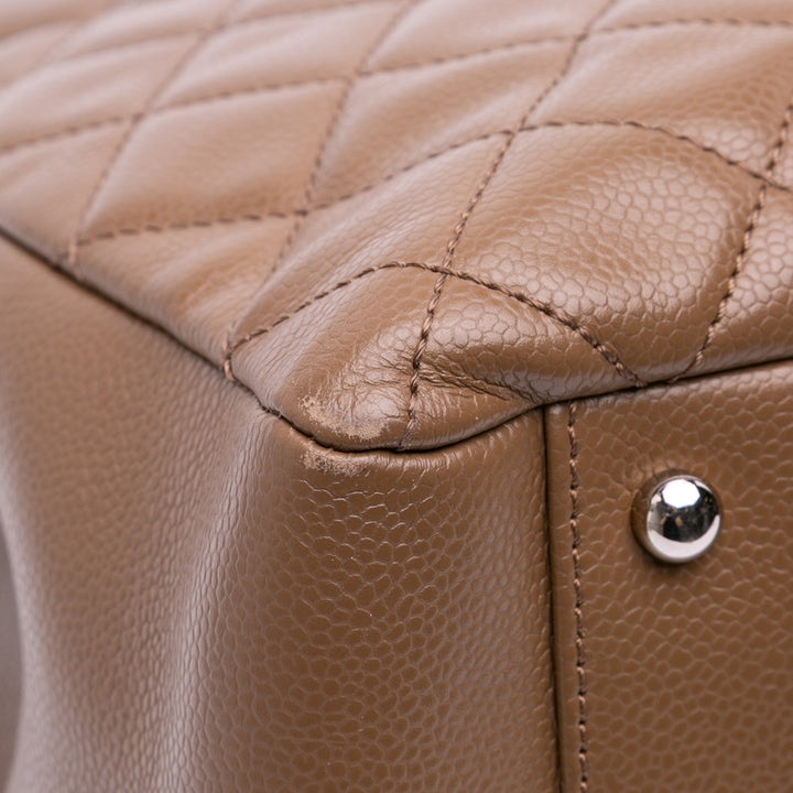Caviar Grand Shopping Tote XL Brown - Gaby Paris