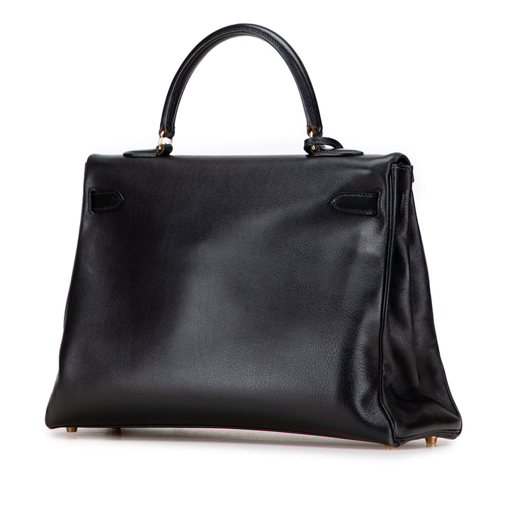 Hermès Gulliver Kelly Retourne 35 Noir – GABY PARIS Authentique
