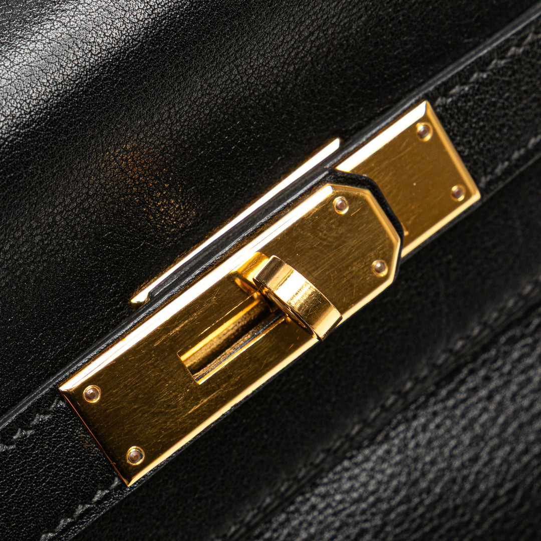 Hermès Gulliver Kelly Retourne 35 Noir – GABY PARIS Authentique