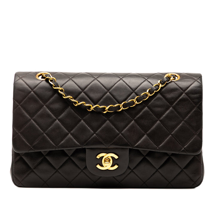 Chanel Medium Classic Cuir d’agneau Double rabat