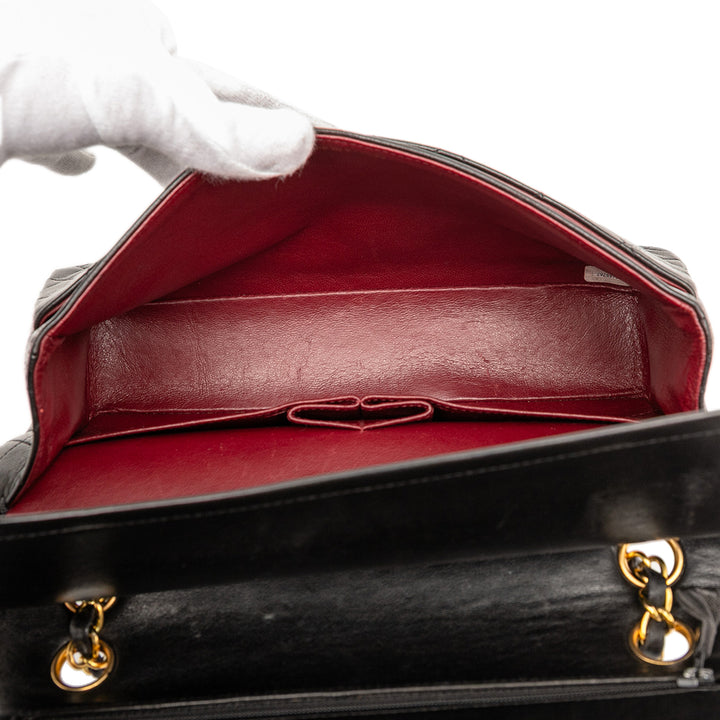 Chanel Medium Classic Cuir d’agneau Double rabat