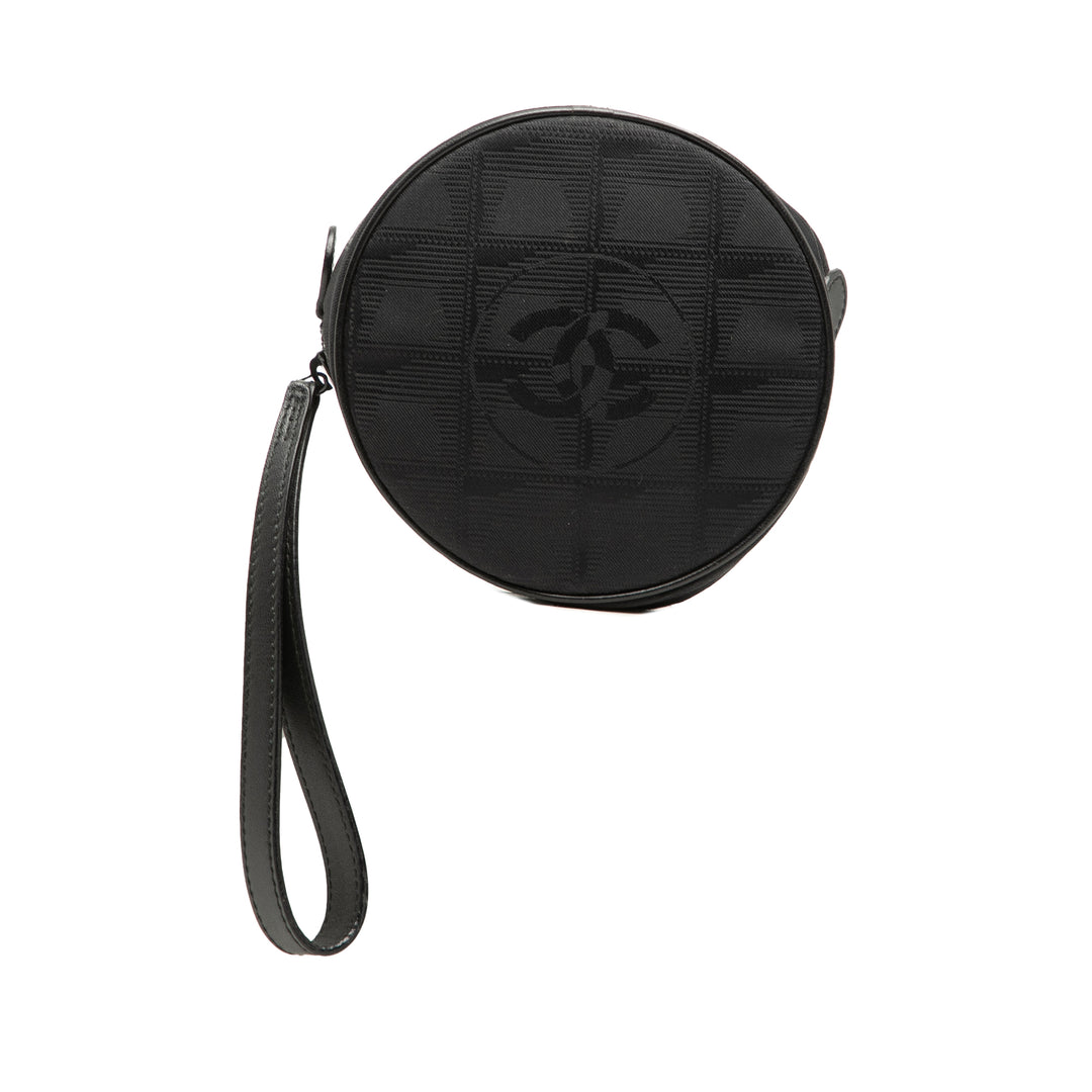 Chanel New Travel Line Wristlet Pochette Nylon