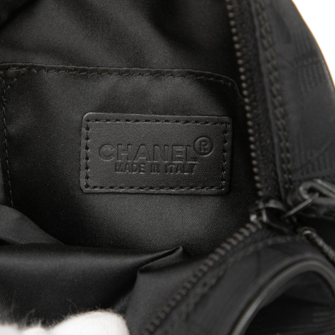 Chanel New Travel Line Wristlet Pochette Nylon