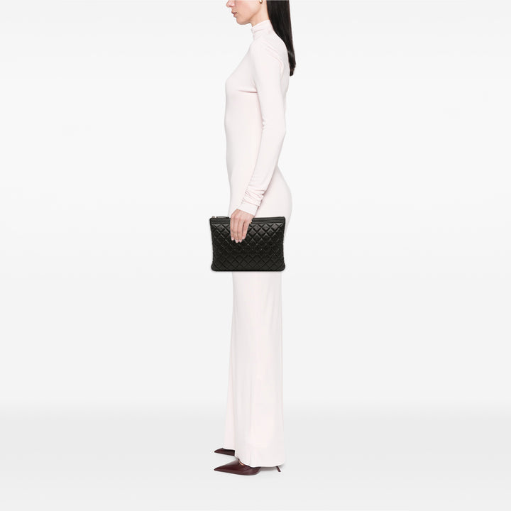 Chanel Medium Matelassé Caviar Boy O Étui Pochette