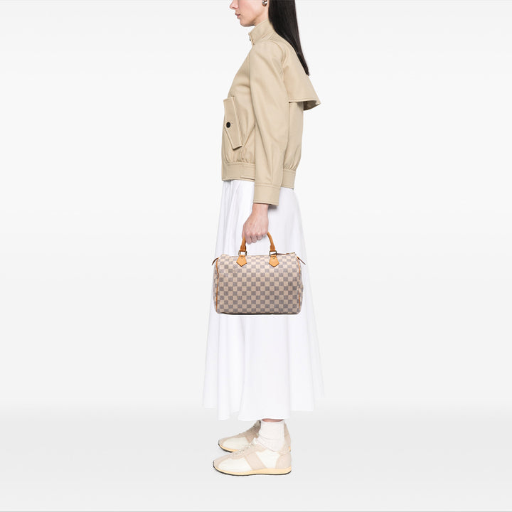 Damier Azur Speedy 30 White - Gaby Paris