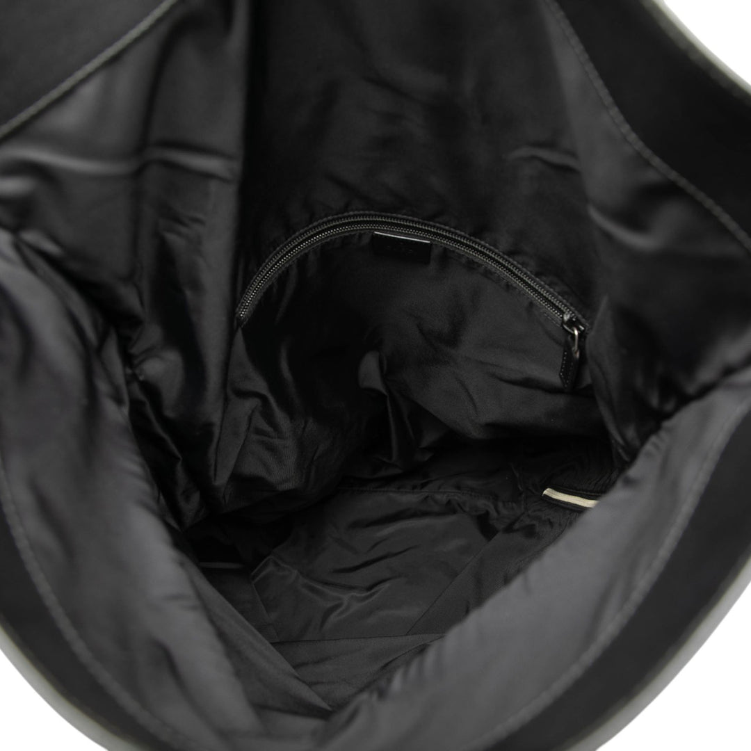 Gucci Sac à dos Techno Web Fold Over Noir – vue 4 – GABY PARIS