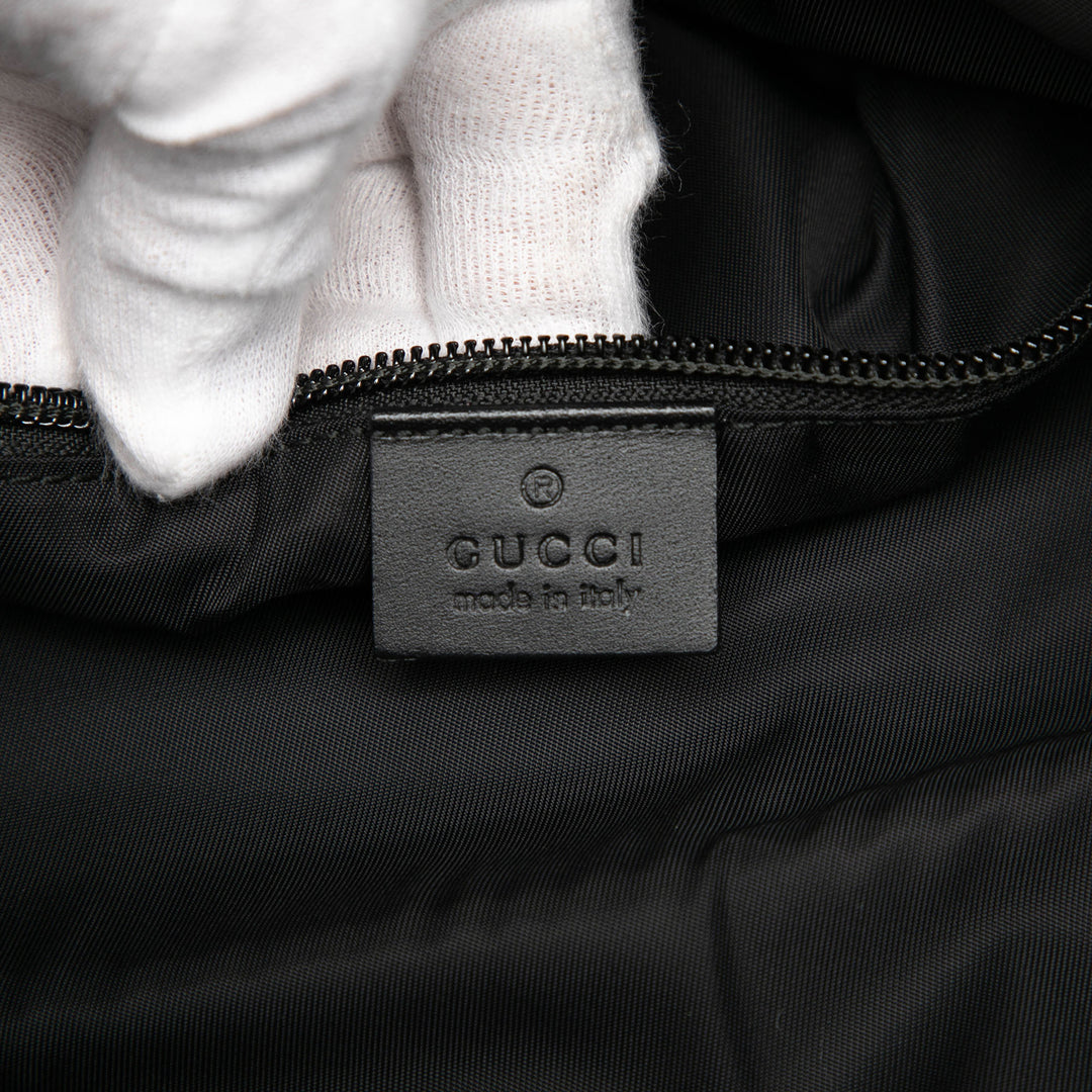 Gucci Sac à dos Techno Web Fold Over Noir – vue 5 – GABY PARIS