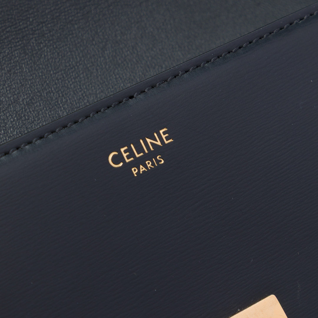Celine brillant Cuir de veau Triomphe Claude Sac bandoulière