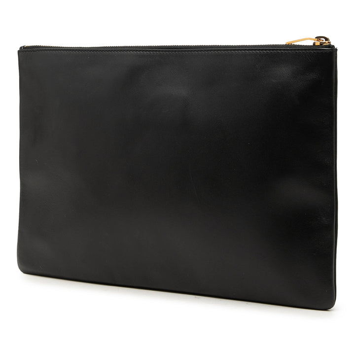 Saint Laurent Zippé Pochette Noir – vue 2 – GABY PARIS