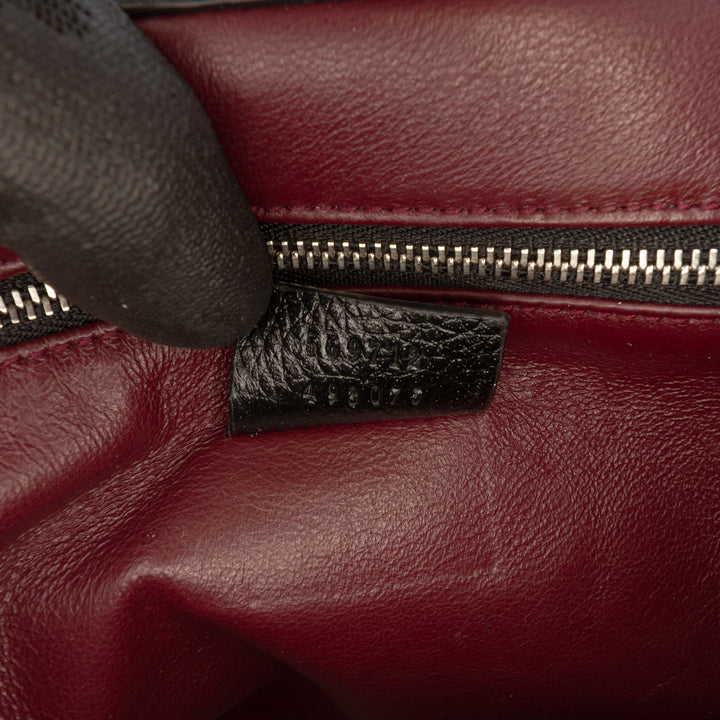 grainé Zumi sac à Petit Cuir de veau grainé Noir
