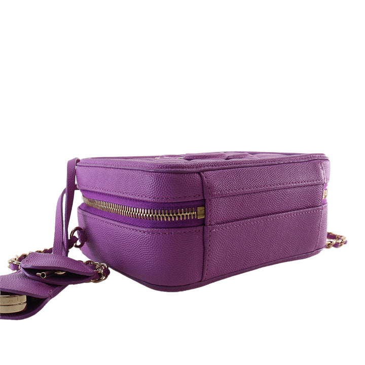 CC Filigree Vanity Petit Cuir caviar Violet