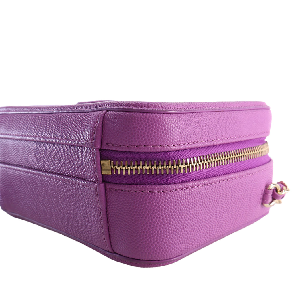 CC Filigree Vanity Petit Cuir caviar Violet