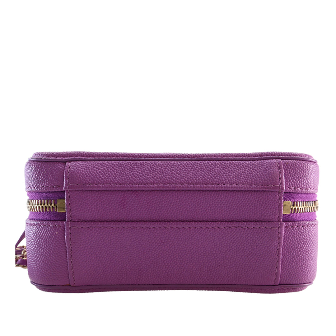 CC Filigree Vanity Petit Cuir caviar Violet