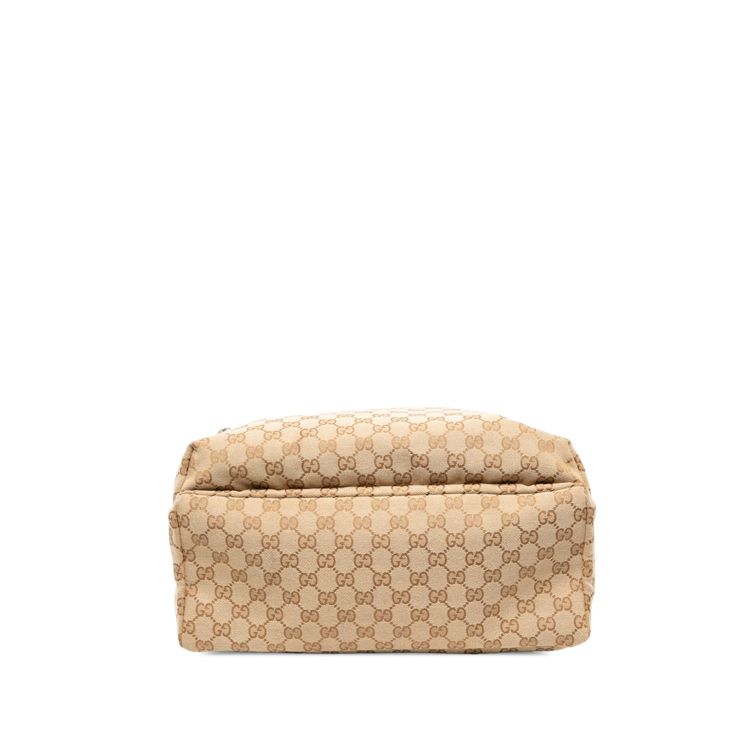 Gucci Sac à dos GG Web Tag Grand Beige – vue 3 – GABY PARIS