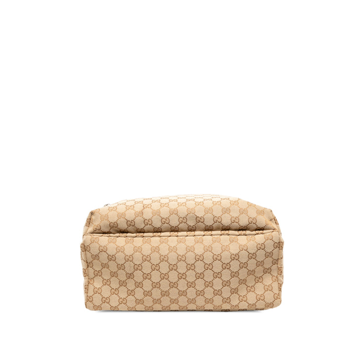 Gucci Sac à dos GG Web Tag Grand Beige – vue 3 – GABY PARIS