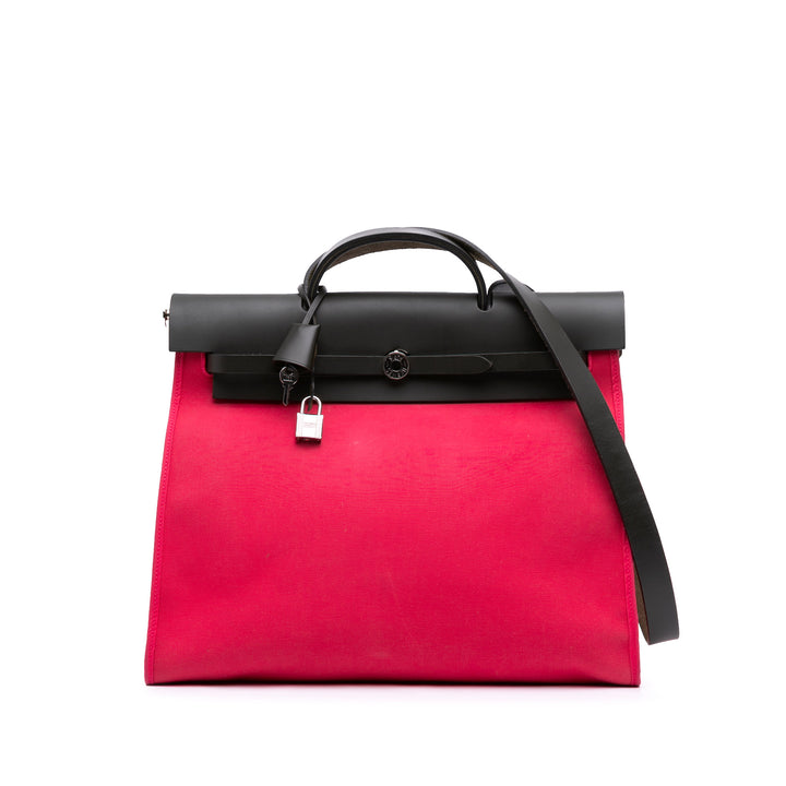 Hermès Toile Herbag Zip 39