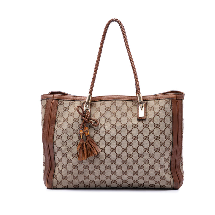 Gucci GG Bella Cabas Beige – vue principale – GABY PARIS