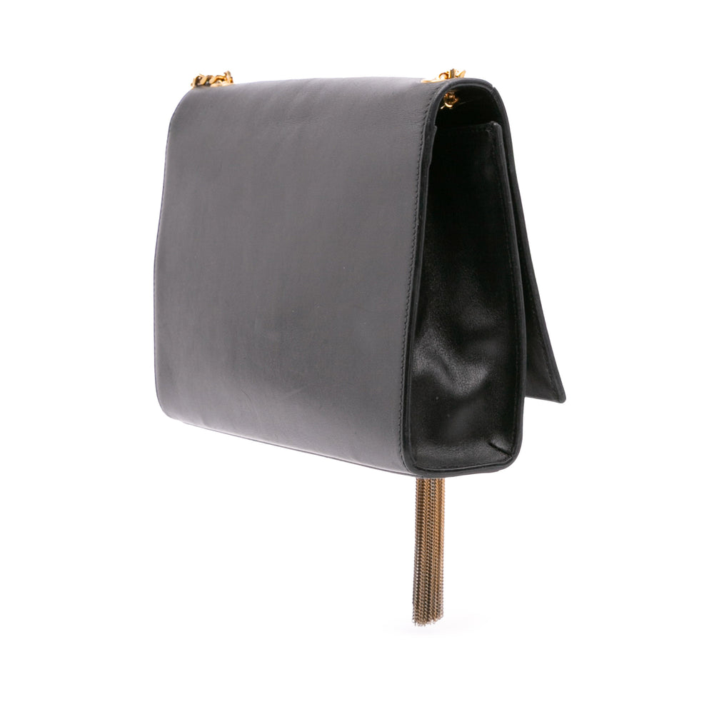 Saint Laurent Medium Smooth Cuir de veau Classic Monogram Kate Tassel Crossbody Noir – GABY PARIS Authentique