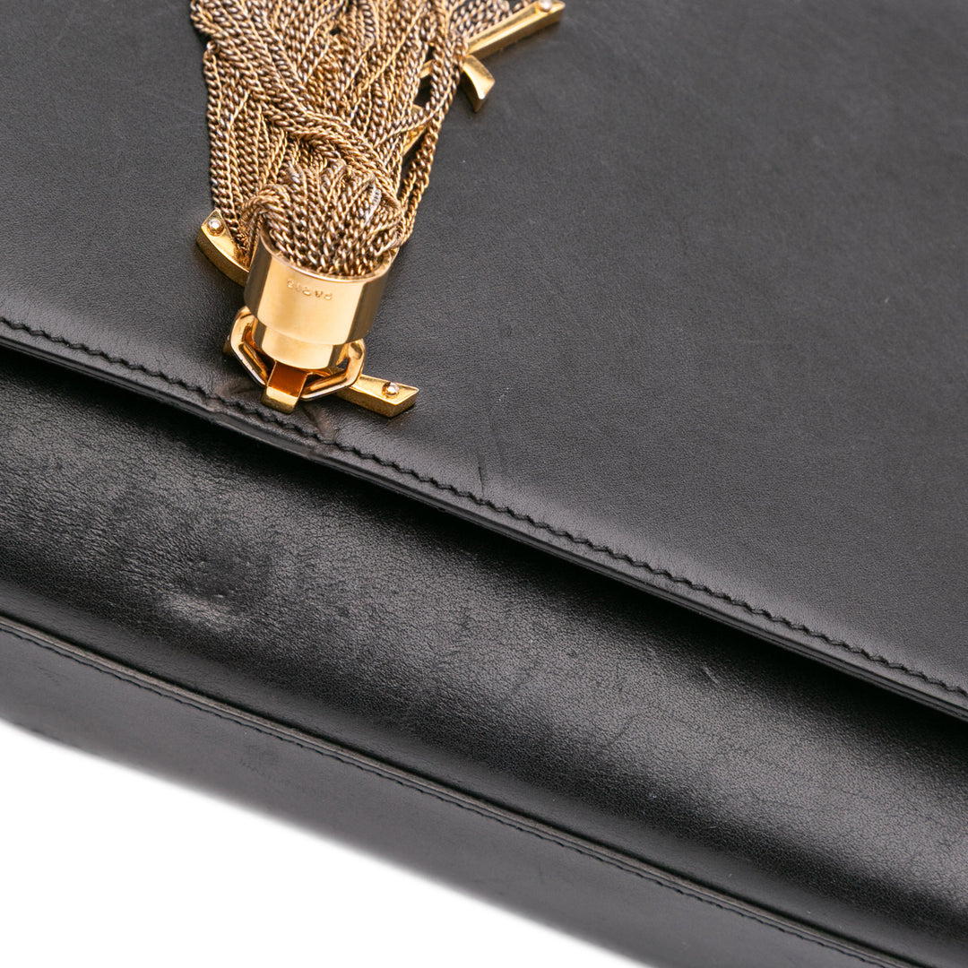 Saint Laurent Medium Smooth Cuir de veau Classic Monogram Kate Tassel Crossbody Noir – GABY PARIS Authentique
