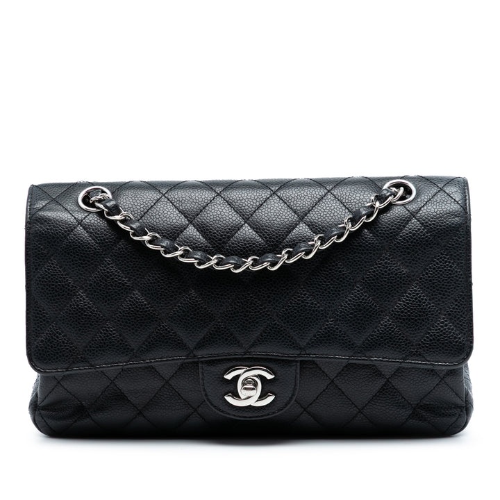 Chanel Medium Classic Caviar Double rabat