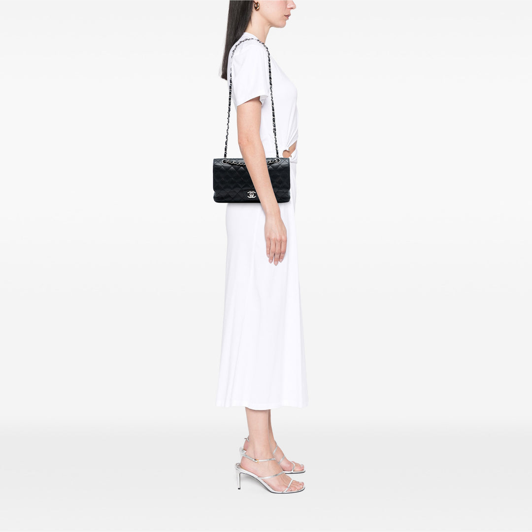 Chanel Medium Classic Caviar Double rabat