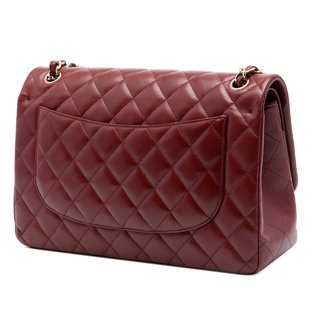 Chanel Jumbo Classic Cuir d’agneau Double rabat