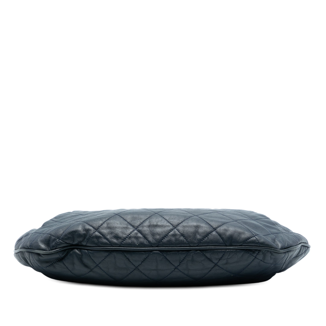 Chanel Matelassé Cuir de veau Coco Pleats Hobo
