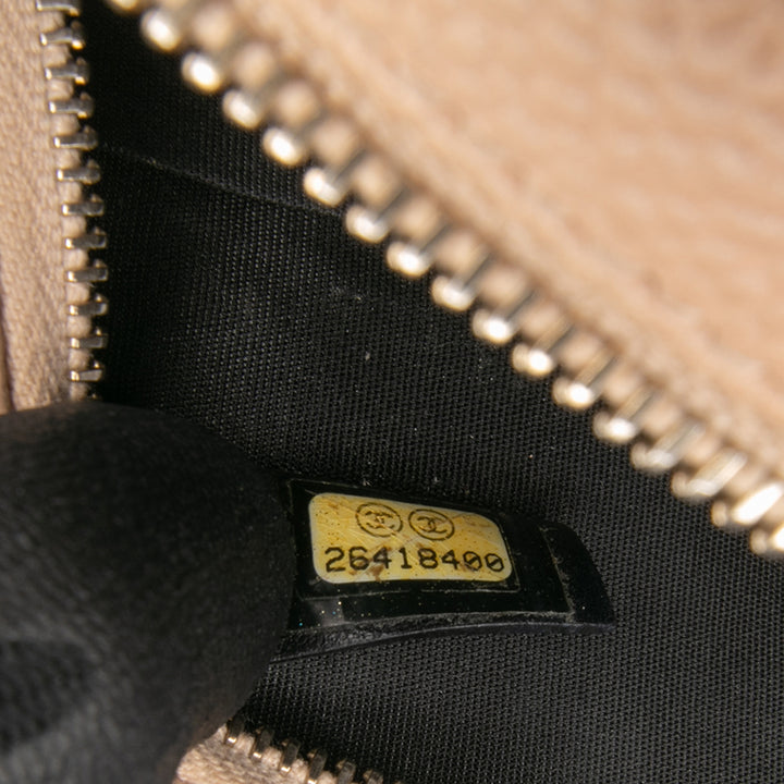 Caviar CC Filigree Round Crossbody Brown - Gaby Paris