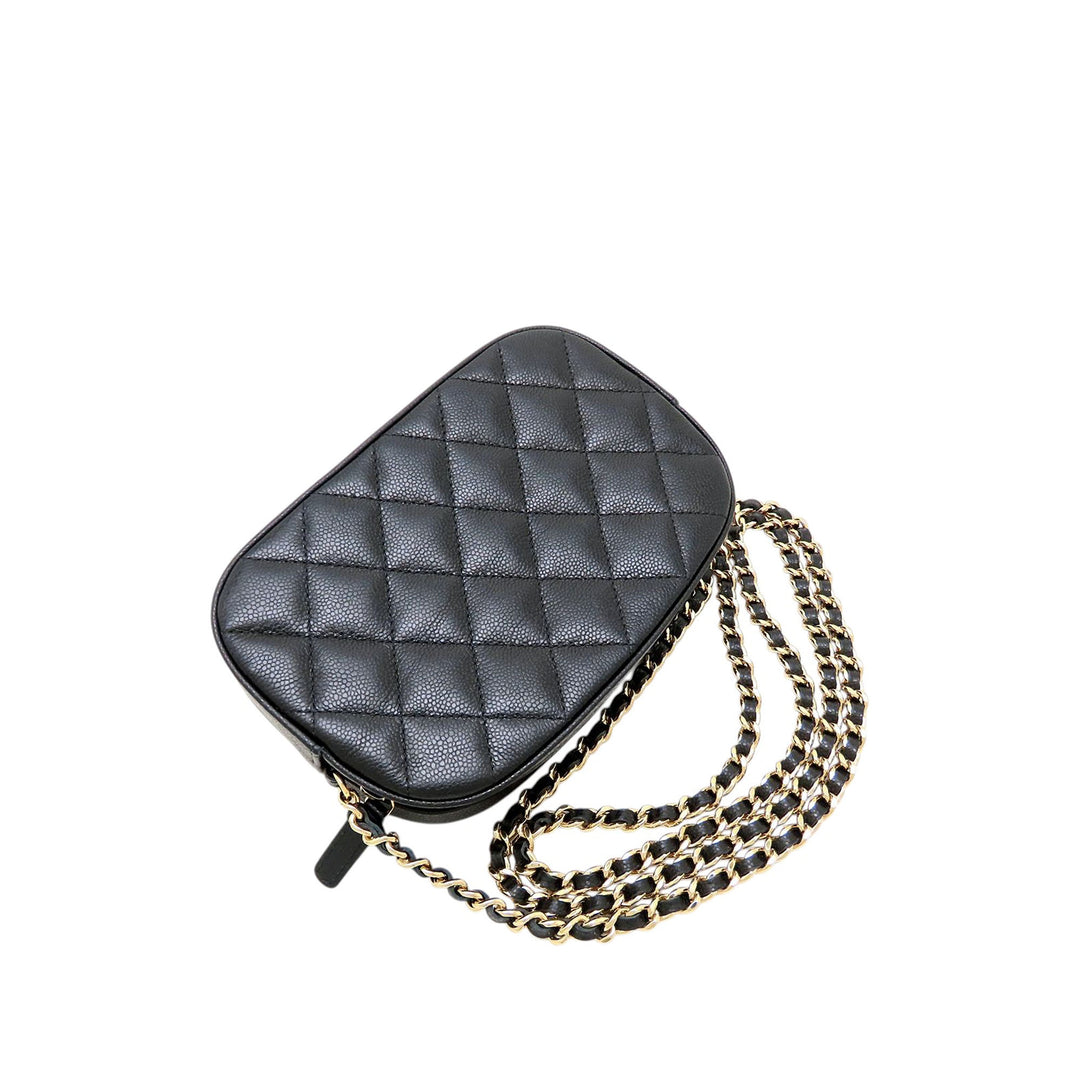 Chanel CC Matelassé Caviar Sac caméra