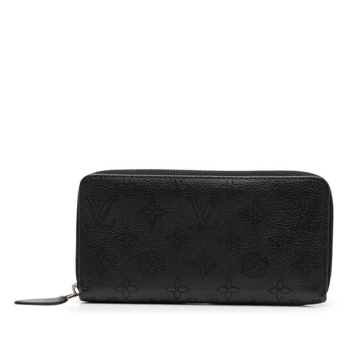 Louis Vuitton Mahina Zippy Portefeuille long Monogram Noir