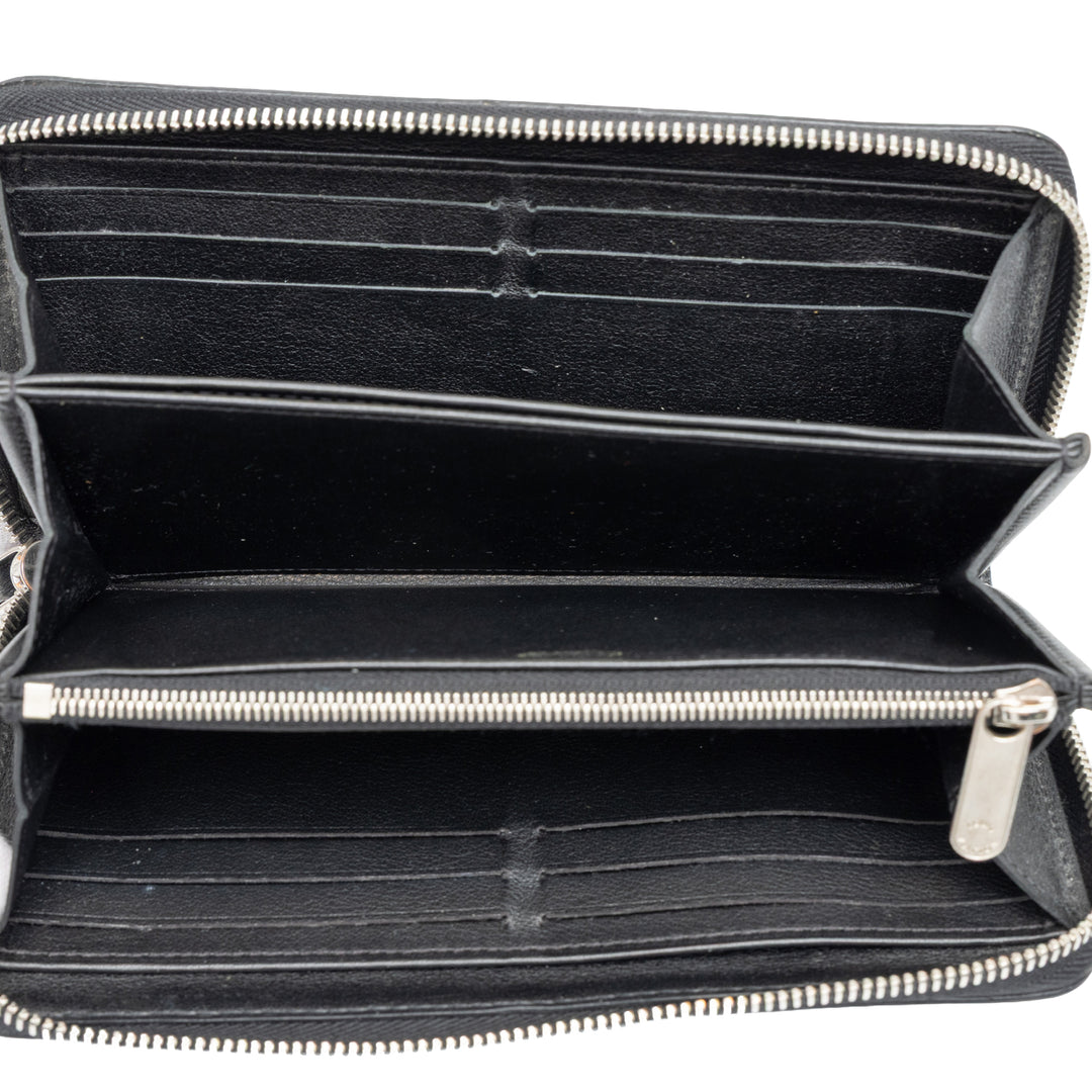 Louis Vuitton Mahina Zippy Portefeuille long Monogram Noir
