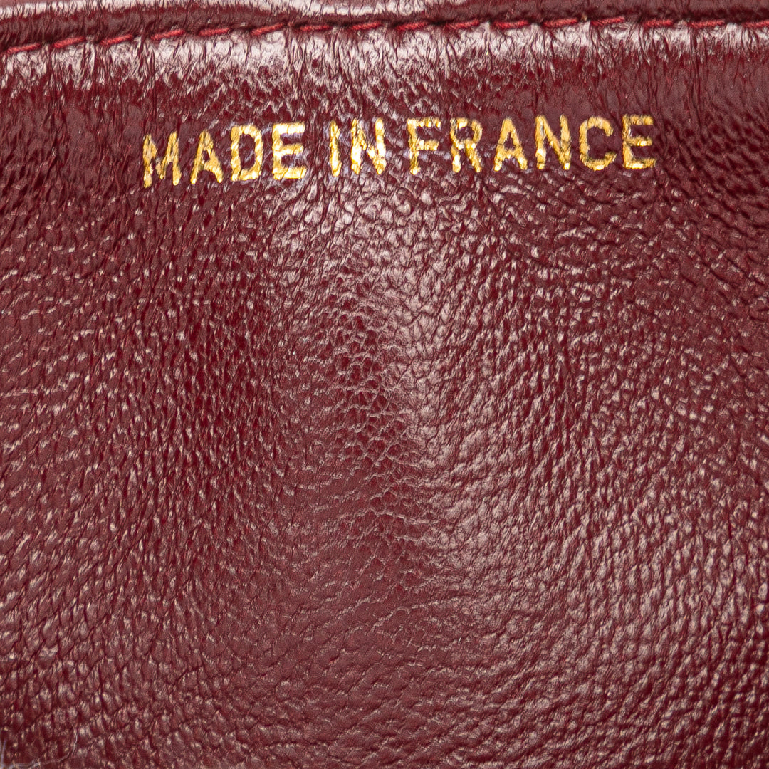 Small Classic Lambskin Double Flap Black - Gaby Paris
