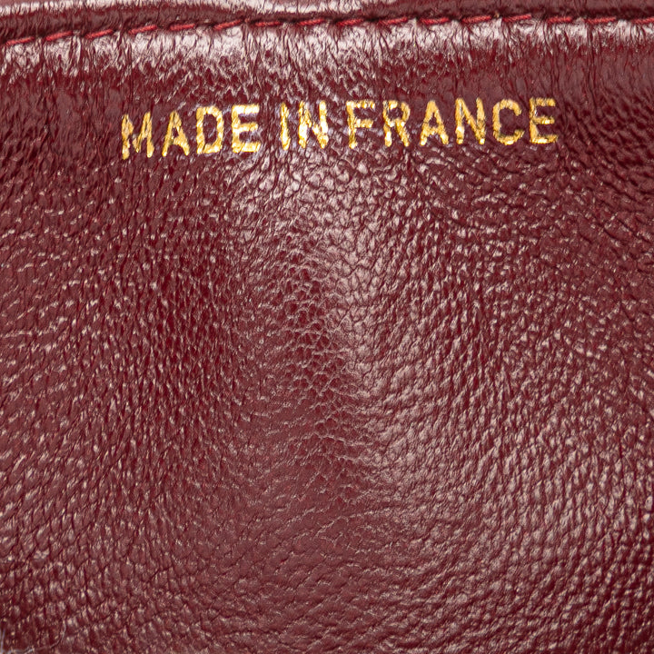 Small Classic Lambskin Double Flap Black - Gaby Paris