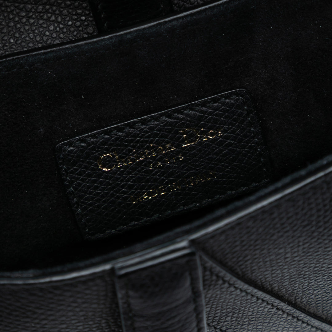 Dior Mini Cuir de veau grainé Saddle Bag