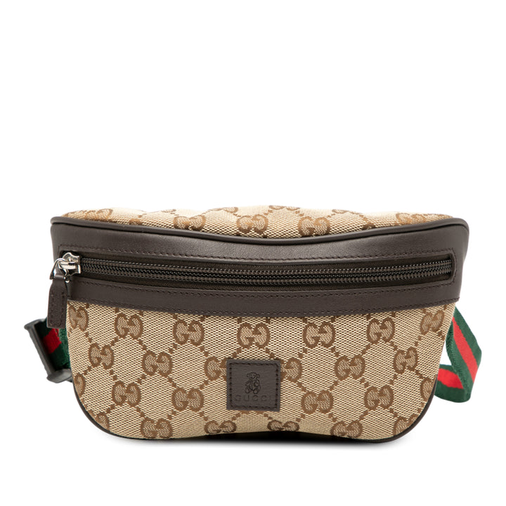 Gucci GG Toile Web Childrens Sac ceinture