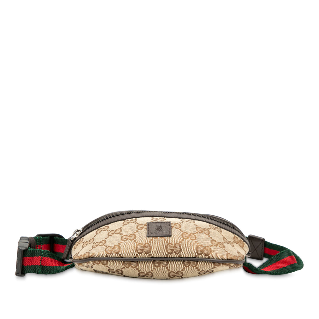 Gucci GG Toile Web Childrens Sac ceinture