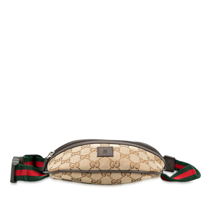 Gucci GG Toile Web Childrens Sac ceinture