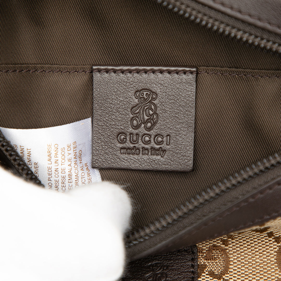 Gucci GG Toile Web Childrens Sac ceinture