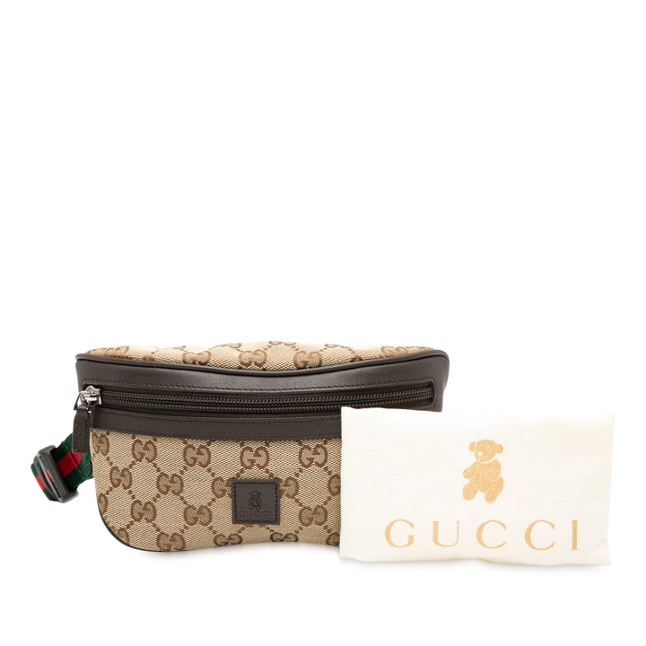 Gucci GG Toile Web Childrens Sac ceinture