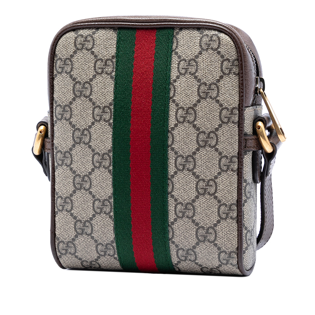 Gucci Mini GG Supreme Web Ophidia Sac porté croisé