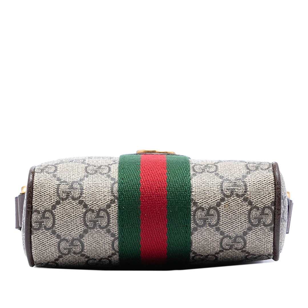 Gucci Mini GG Supreme Web Ophidia Sac porté croisé