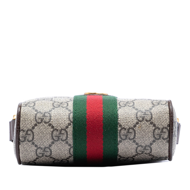 Gucci Mini GG Supreme Web Ophidia Sac porté croisé