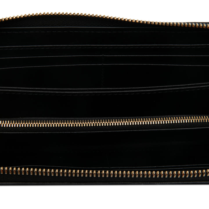 Dior Cannage Lady Dior Voyageur Portefeuille Cuir d'agneau Noir – vue 4 – GABY PARIS